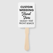 パーソナライズされたゲスト結婚ファン(10) ハンドファン (正面)