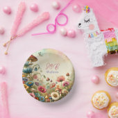 パーソナライズされたコテージコアウェディング ペーパーボウル (パーティー)