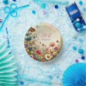 パーソナライズされたコテージコアウェディング ペーパーボウル (パーティー)