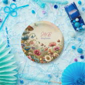 パーソナライズされたコテージコ結婚ア ペーパープレート (パーティー)