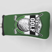 パーソナライズされたゴルファー選手プロゴルフカントリークラブ ゴルフヘッドカバー (正面)