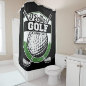 パーソナライズされたゴルファー選手プロゴルフカントリークラブ シャワーカーテン (インサイチュ)