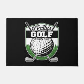 パーソナライズされたゴルファー選手プロゴルフカントリークラブ ドアマット (正面)