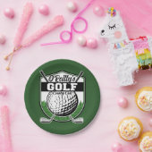 パーソナライズされたゴルファー選手プロゴルフカントリークラブ ペーパープレート (パーティー)