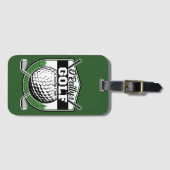 パーソナライズされたゴルファー選手プロゴルフカントリークラブ ラゲッジタグ (正面横)