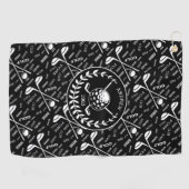 パーソナライズされたゴルフスタイリッシュロゴ ゴルフタオル (横)