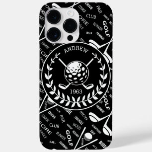 パーソナライズされたゴルフスタイリッシュロゴ Case-Mate iPhone 14 PRO MAXケース