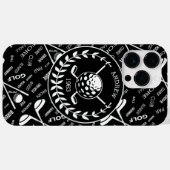 パーソナライズされたゴルフスタイリッシュロゴ Case-Mate iPhoneケース (裏面 (横))