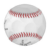 パーソナライズされたゴルフボールパターン名モノグラム時代 野球ボール (正面)