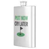 パーソナライズされたゴルフ用フラスコ フラスク (左)