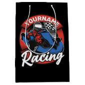 パーソナライズされたゴーカート エクストリーム レーシング カート レース ミディアムペーパーバッグ (正面)