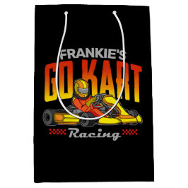 パーソナライズされたゴーカート レース モータースポーツ カート ミディアムペーパーバッグ