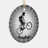 パーソナライズされたサイクリングオーナメント セラミックオーナメント (右)