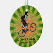 パーソナライズされたサイクリングオーナメント セラミックオーナメント (右)