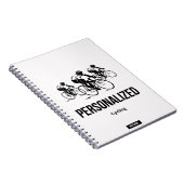 パーソナライズされたサイクリング ノートブック (右側)