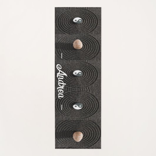 パーソナライズされたサイケデリックモダン海石 ヨガマット (正面)