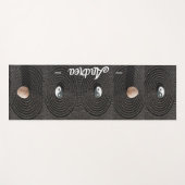 パーソナライズされたサイケデリックモダン海石 ヨガマット (正面(横))