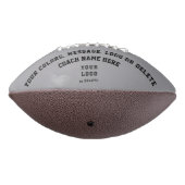 パーソナライズされたサッカーのコーチのギフトすべての選手の名前 アメリカンフットボール (回転270)
