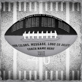 パーソナライズされたサッカーのコーチのギフトすべての選手の名前 アメリカンフットボール