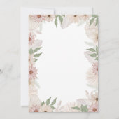 パーソナライズされたサファリベイビーシャワー招待状 招待状 (裏面)