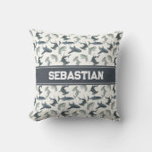 パーソナライズされたサメ枕 – 海枕 クッション (正面)