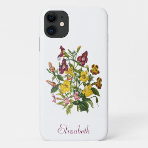 パーソナライズされたサルビアの花 iPhone 11 ケース