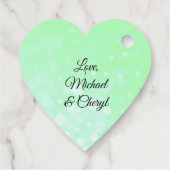 パーソナライズされたサンキューウッドランドキツネ フェイバータグ (裏面)