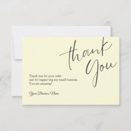 パーソナライズされたサンキューカードプロフェッショナル サンキューカード