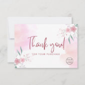 パーソナライズされたサンキューカードプロフェッショナル サンキューカード (正面)