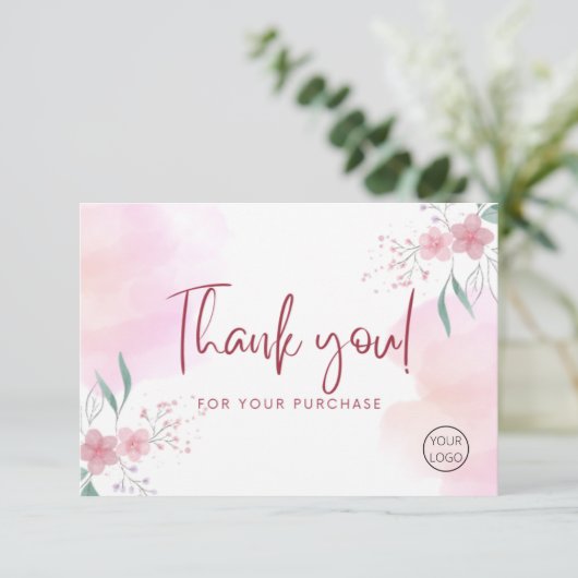 パーソナライズされたサンキューカードプロフェッショナル サンキューカード (スタンド正面)