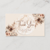 パーソナライズされたサンキューカードプロフェッショナル 名刺 (正面)