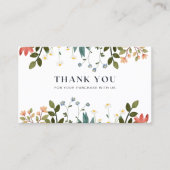 パーソナライズされたサンキューカードプロフェッショナル 名刺 (正面)