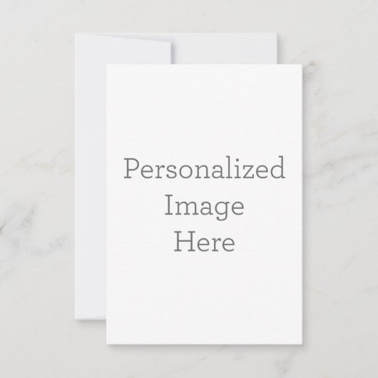 8.9cm x 12.7cmフラットサンキューカード (正面)