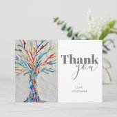 パーソナライズされたサンキューカード サンキューカード (スタンド正面)