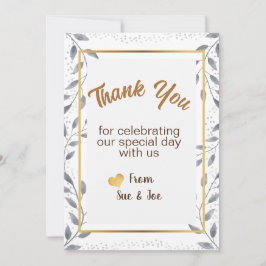 パーソナライズされたサンキューカード シーズンカード