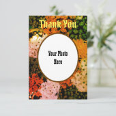 パーソナライズされたサンキューカード:フローラ サンキューカード (スタンド正面)