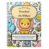 パーソナライズされたサンキュー先生 ノートブック (正面)