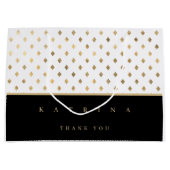 パーソナライズされたサンキュー抱き枕 ラージペーパーバッグ (正面)