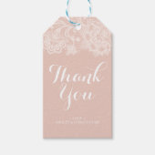パーソナライズされたサンキュー結婚式の引き出物ラベル ギフトタグ (正面)