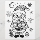 パーソナライズされたサンタからの子ども向け手紙 (裏面)