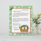 パーソナライズされたサンタからの子ども向け手紙 (スタンド正面)