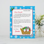 パーソナライズされたサンタからの子ども向け手紙 (スタンド正面)