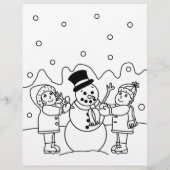 パーソナライズされたサンタからの子ども向け手紙 (裏面)