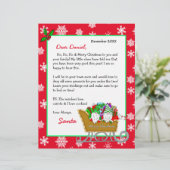 パーソナライズされたサンタからの子ども向け手紙 (スタンド正面)