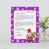 パーソナライズされたサンタからの子ども向け手紙 (スタンド正面)