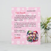 パーソナライズされたサンタからの子ども向け手紙 (スタンド正面)