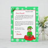 パーソナライズされたサンタからの子ども向け手紙 (スタンド正面)