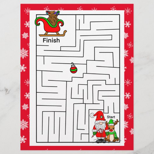 パーソナライズされたサンタからの子ども向け手紙 (裏面)