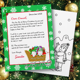 パーソナライズされたサンタからの子ども向け手紙