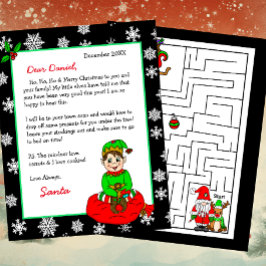 パーソナライズされたサンタからの子ども向け手紙
